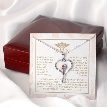Nurse Graduation Stethoscope Necklace