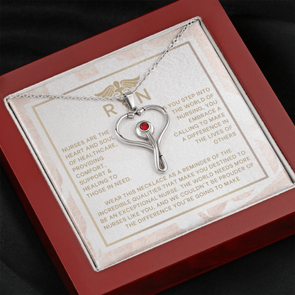 Nurse Graduation Stethoscope Necklace