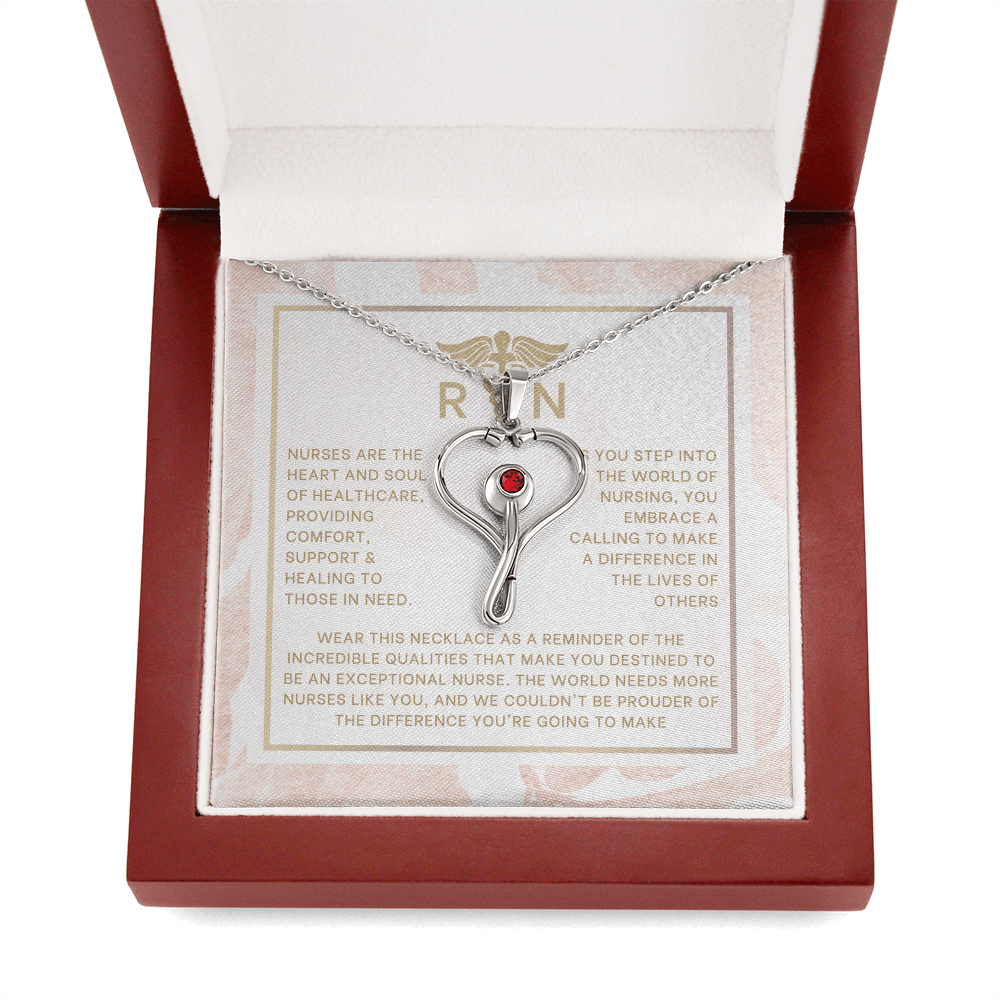 Nurse Graduation Stethoscope Necklace