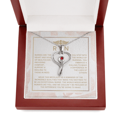 Nurse Graduation Stethoscope Necklace