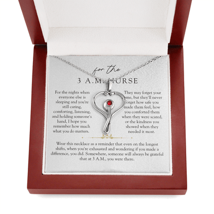 3 A.M. Nurse Stethoscope Necklace