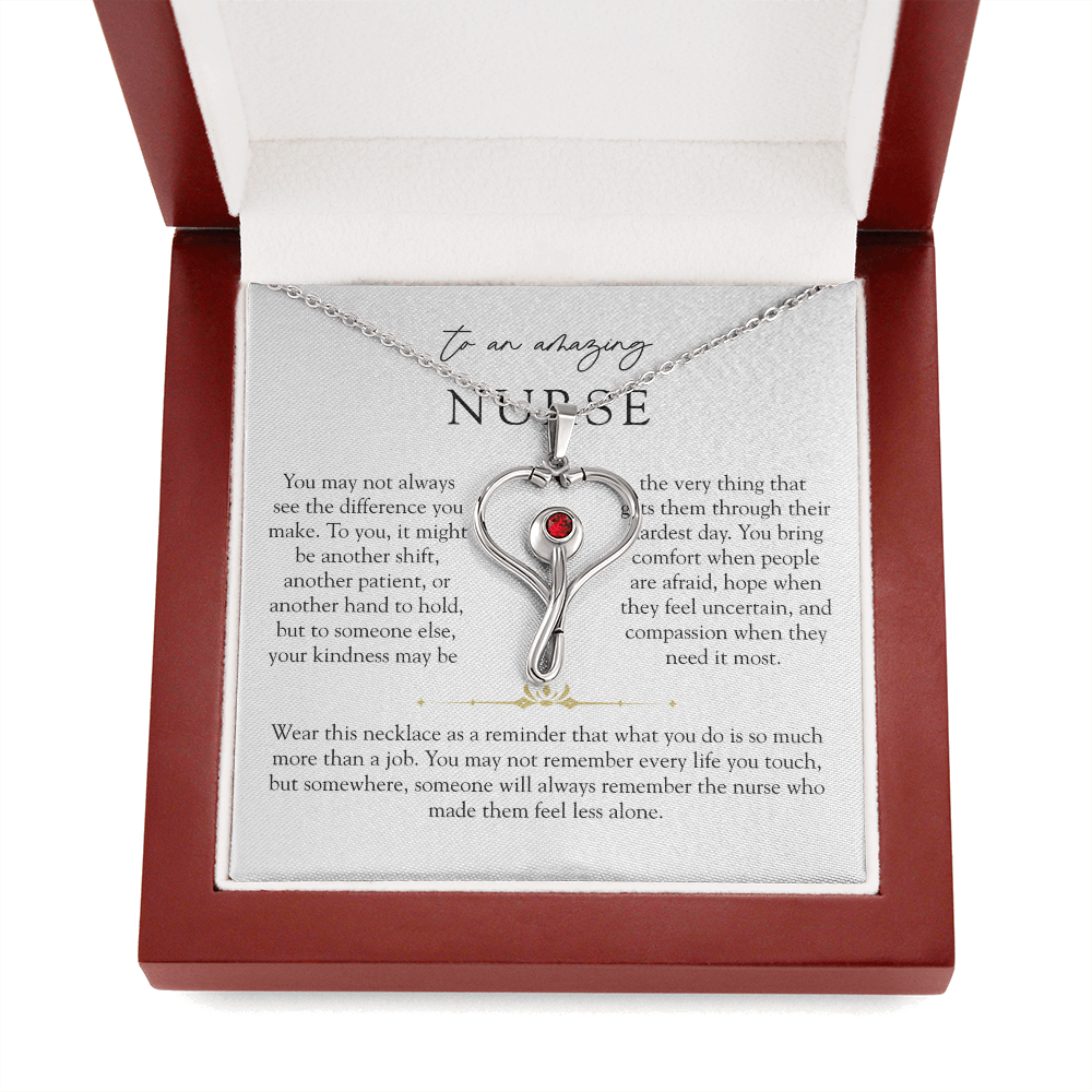 Amazing Nurse HeartScope Necklae