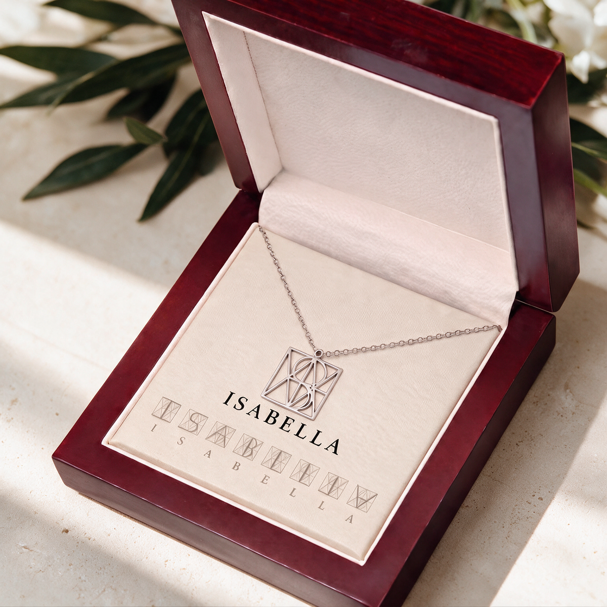 Unique Custom Name Logo Necklace