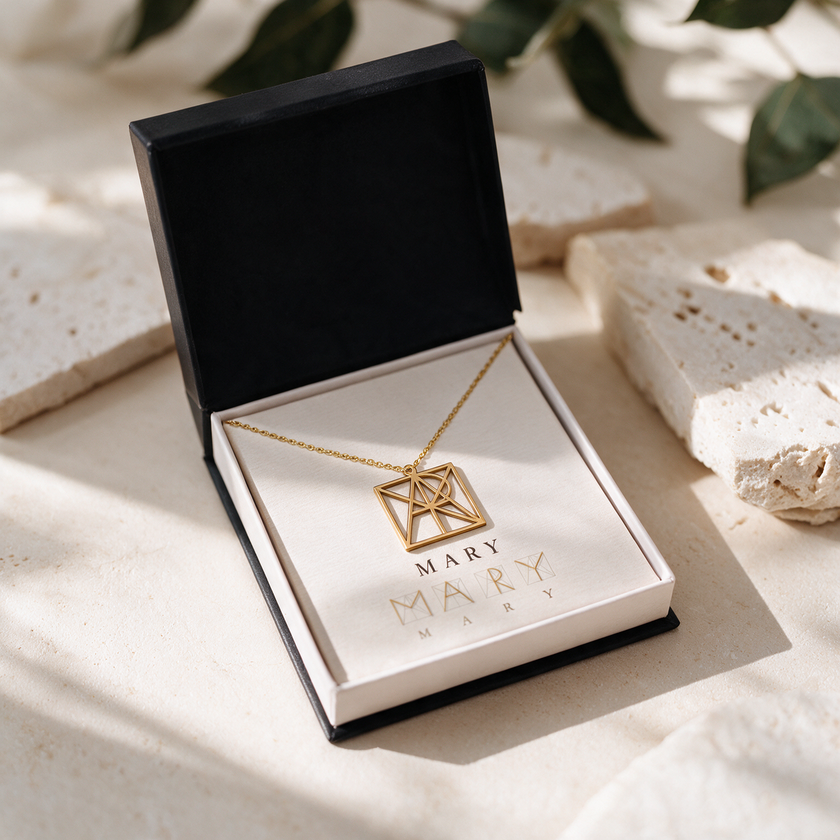 Unique Custom Name Logo Necklace
