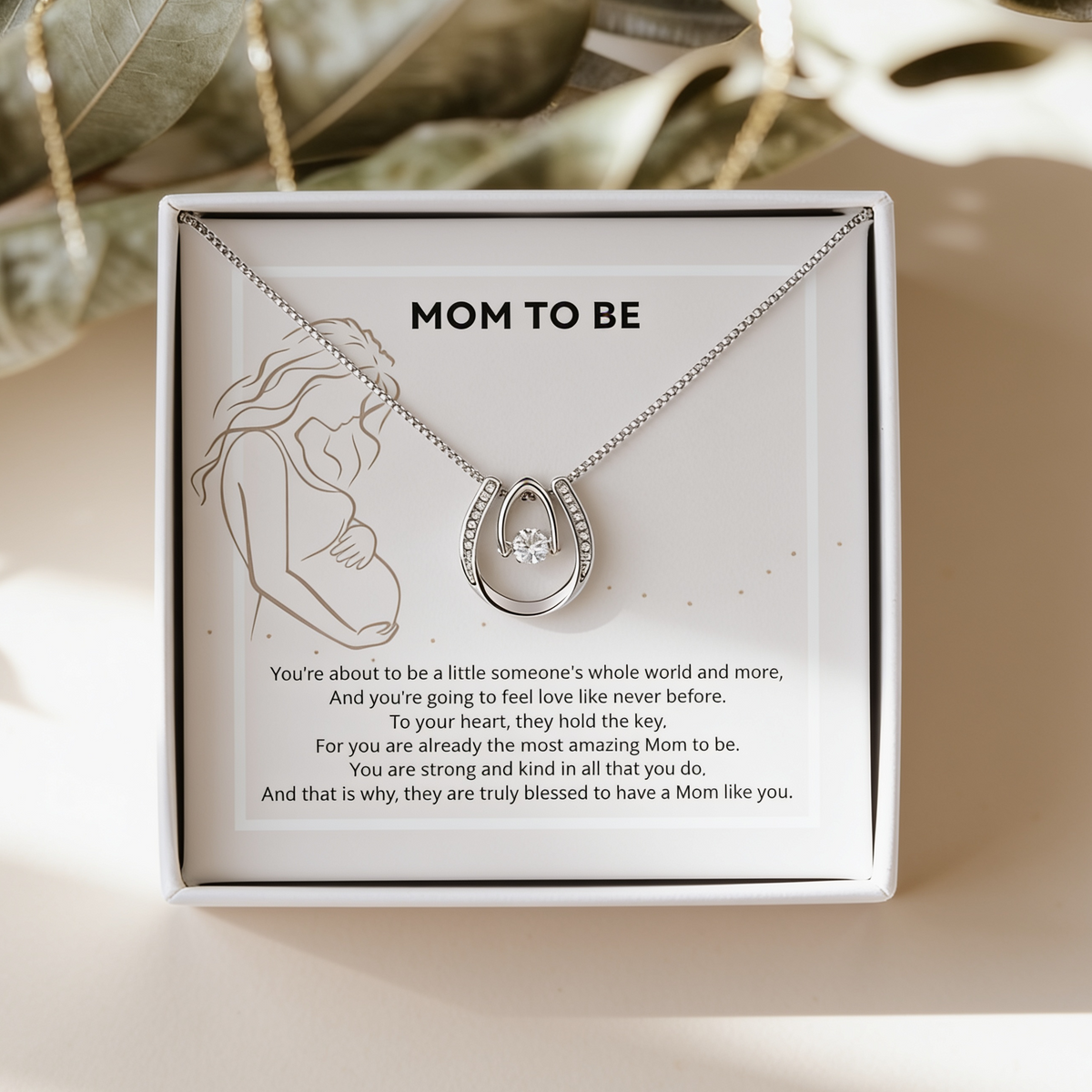 Mom To Be - Mother's Embrace Necklace