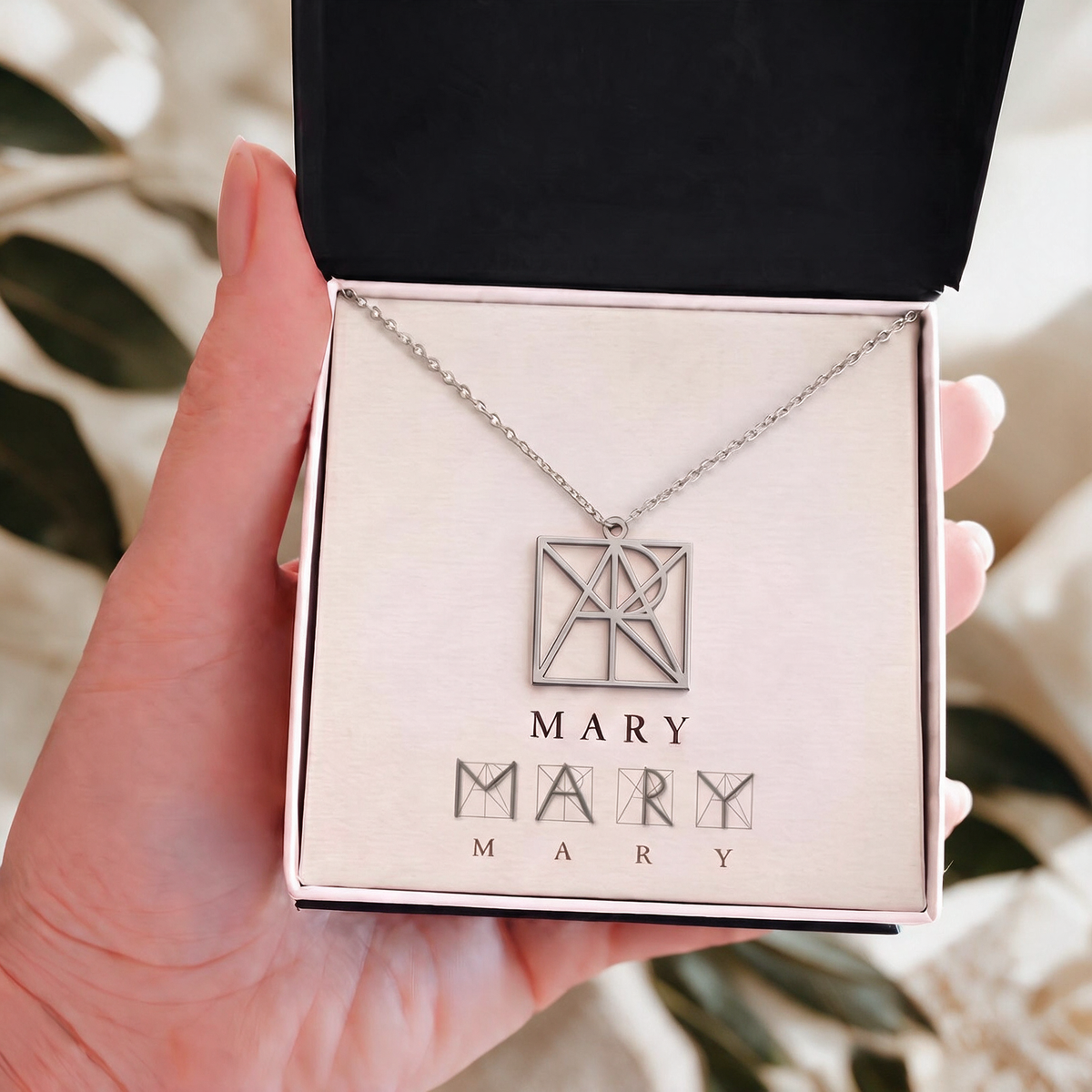 Unique Custom Name Logo Necklace
