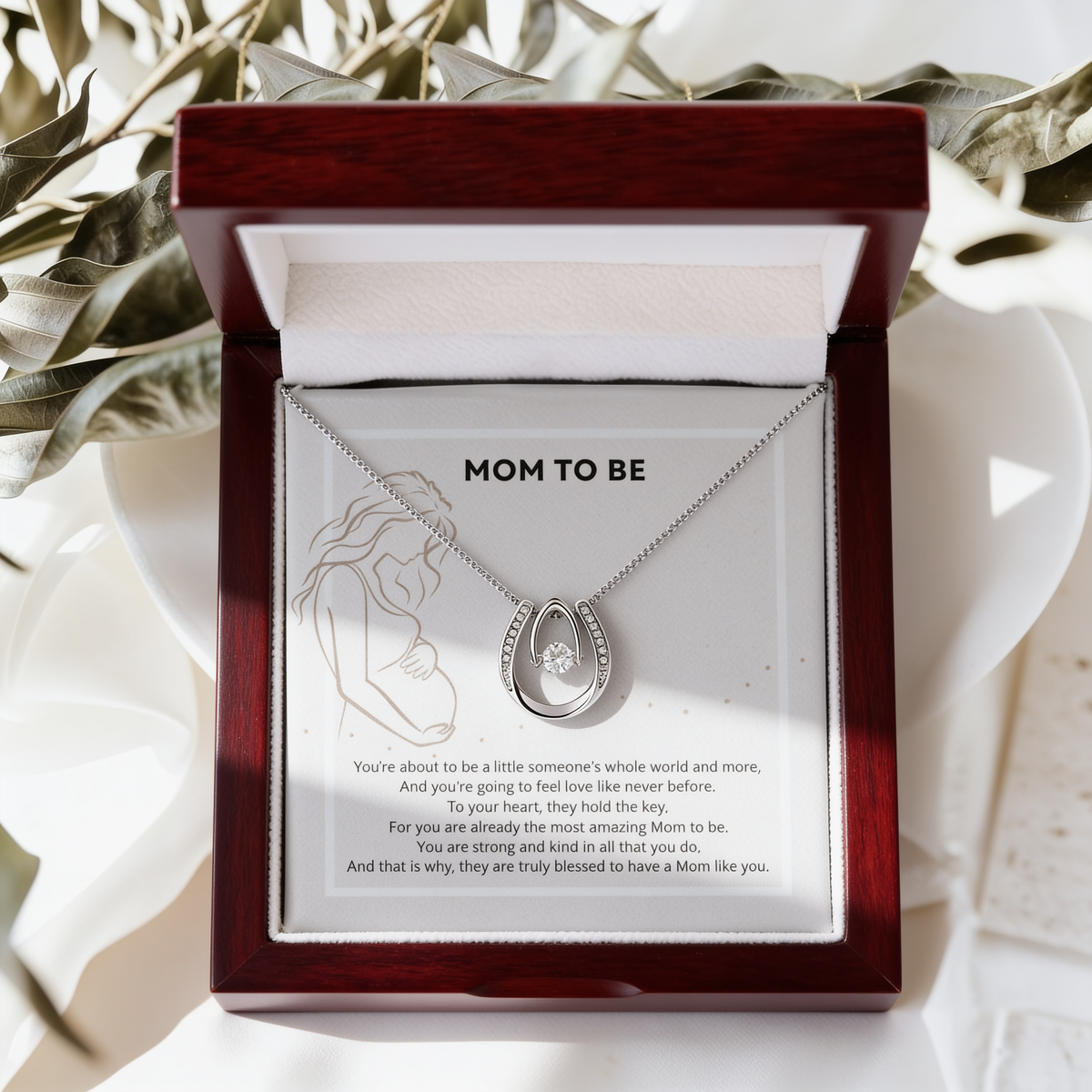 Mom To Be - Mother's Embrace Necklace