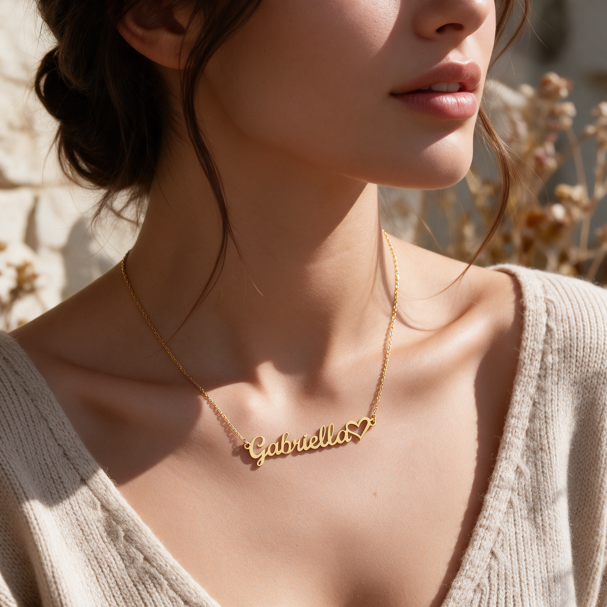 To My Daughter (Wherever Life Takes You) Custom Heart Name Necklace