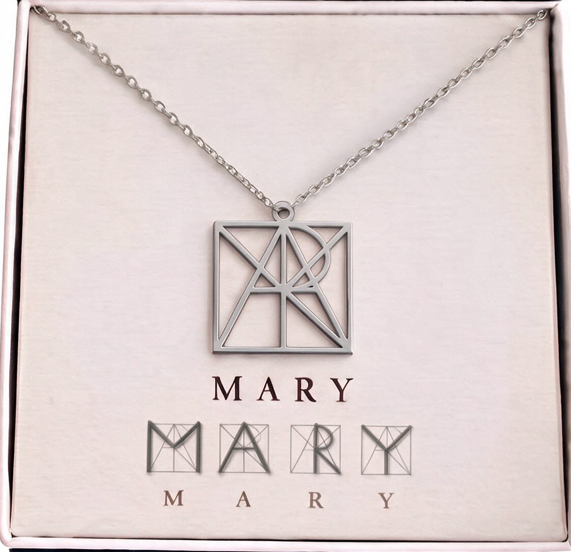 Unique Custom Name Logo Necklace