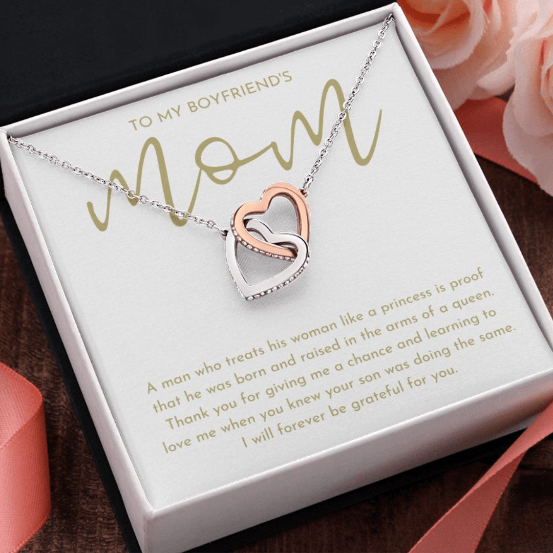 To My Boyfriends Mom Necklace - Boyfriends Mom Gift