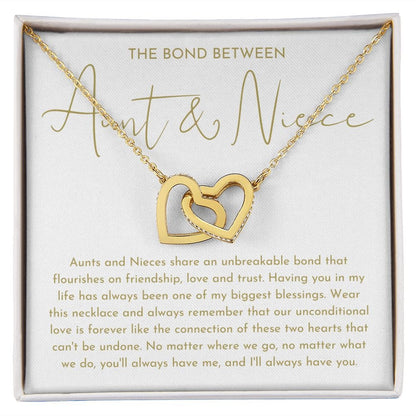 Aunt and Niece Necklace, Niece Or Aunt Gift