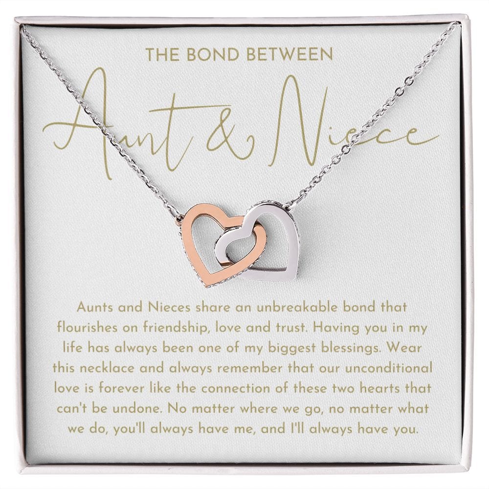 Aunt and Niece Necklace, Niece Or Aunt Gift