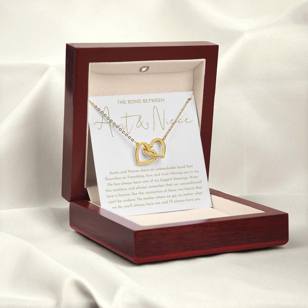 Aunt and Niece Necklace, Niece Or Aunt Gift