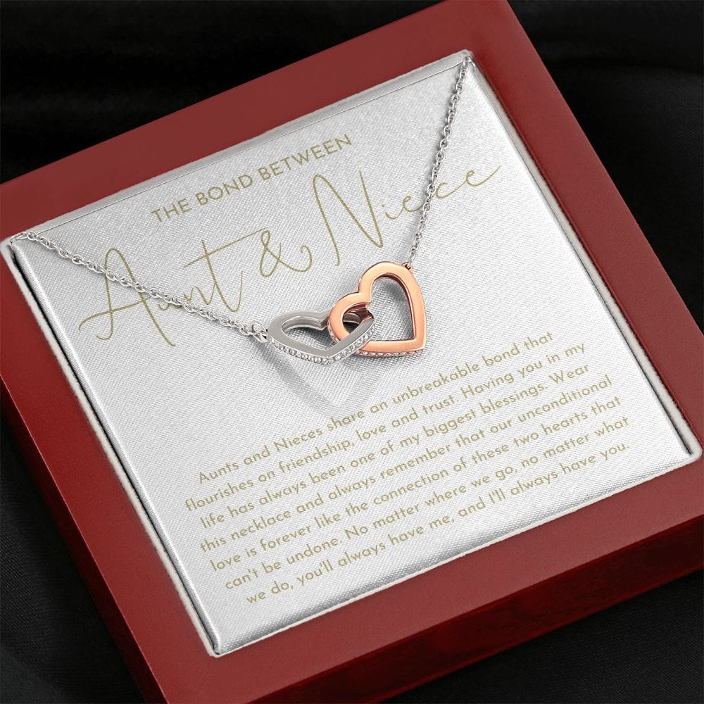 Aunt and Niece Necklace, Niece Or Aunt Gift
